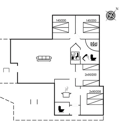 Anisette - 1km From The Sea By Interhome Hébergement de vacances Vejers Strand